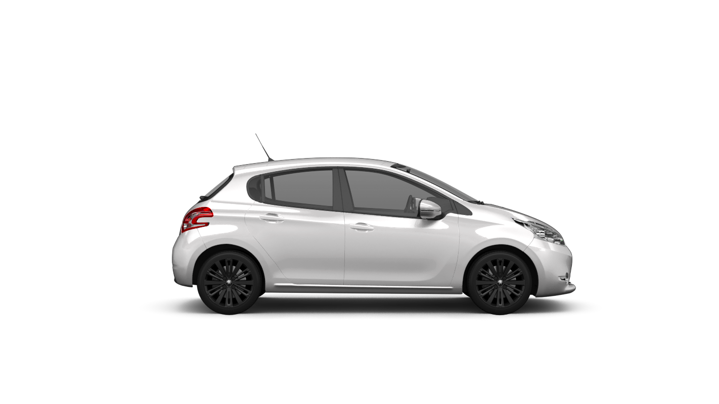 Compatibel met Peugeot 208 II 2019-2023 raildrager ACE-4 dakdrager bagagedrager grijs